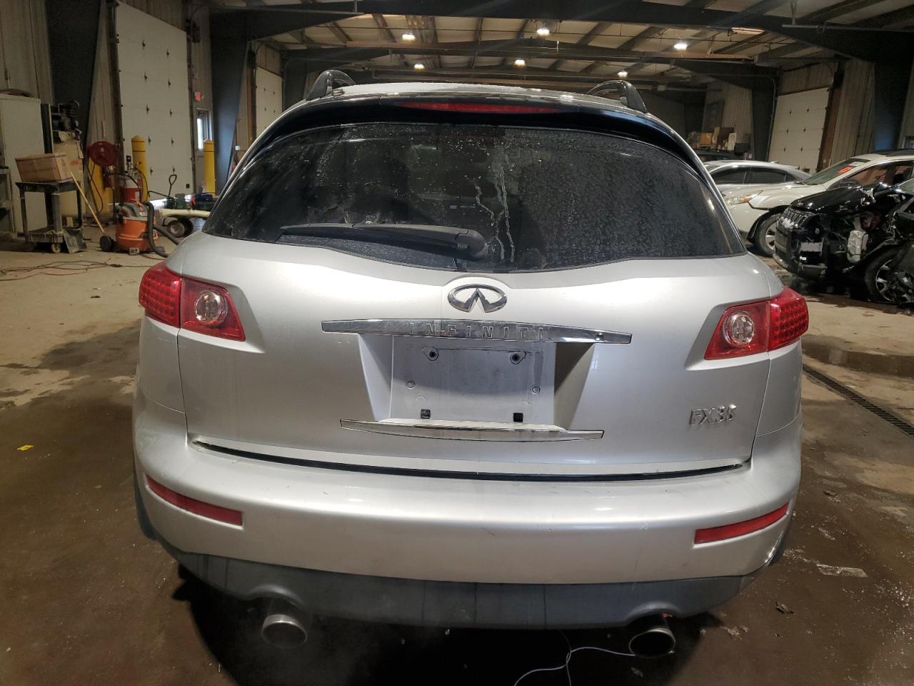 2006 Infiniti FX VIN JNRAS08WX6X211102 Copart auction photo, undercarriage / front end damage thumbnail 6