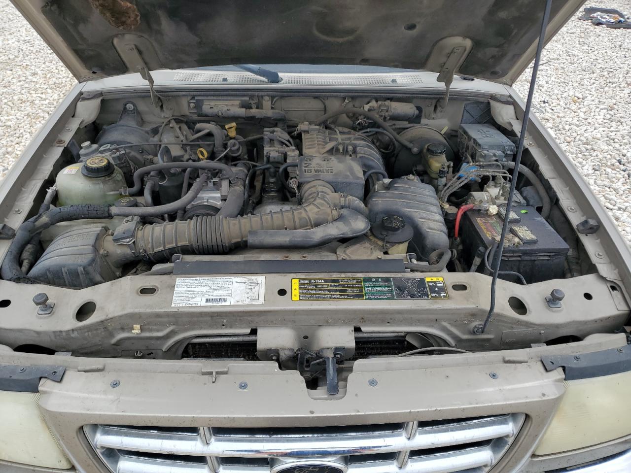2003 Ford Ranger VIN 1FTYR10D43PA16117 Copart auction photo, rear end / side damage thumbnail 13