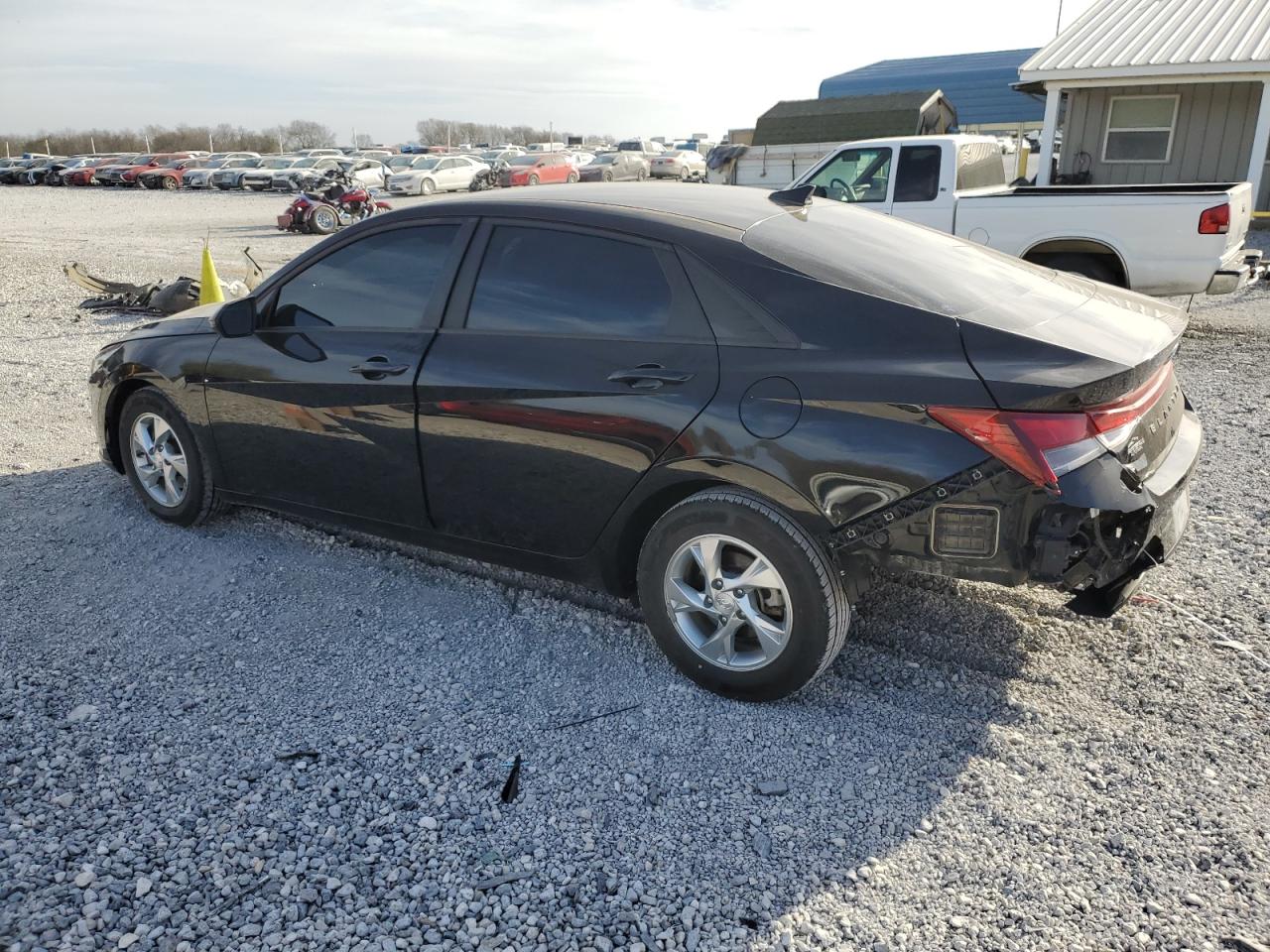 2023 Hyundai Elantra VIN KMHLL4AG4PU454256 Copart auction photo, rear end damage thumbnail 2