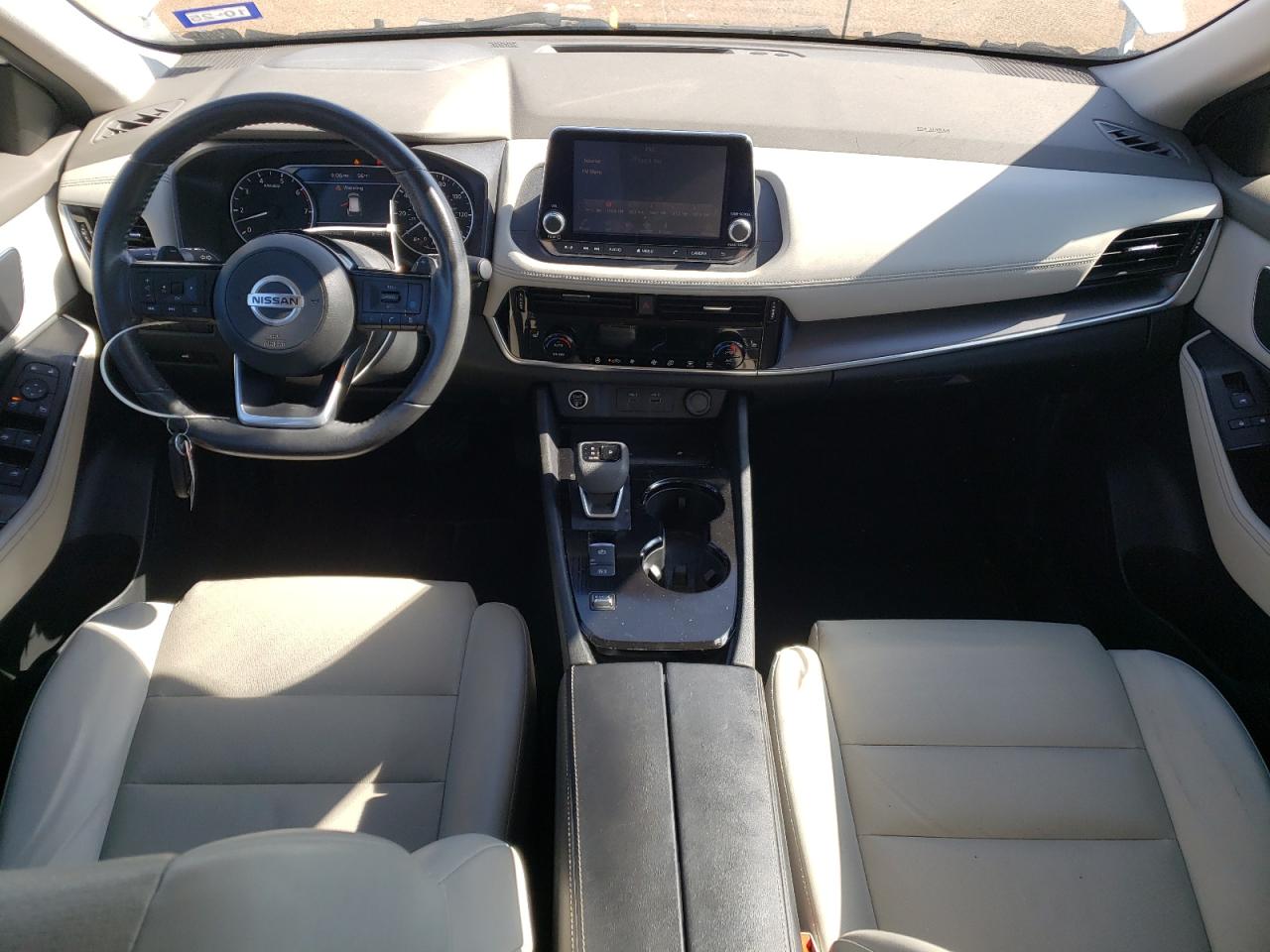 2021 Nissan Rogue VIN JN8AT3BA7MW015797 Copart auction photo, front end / side damage thumbnail 8