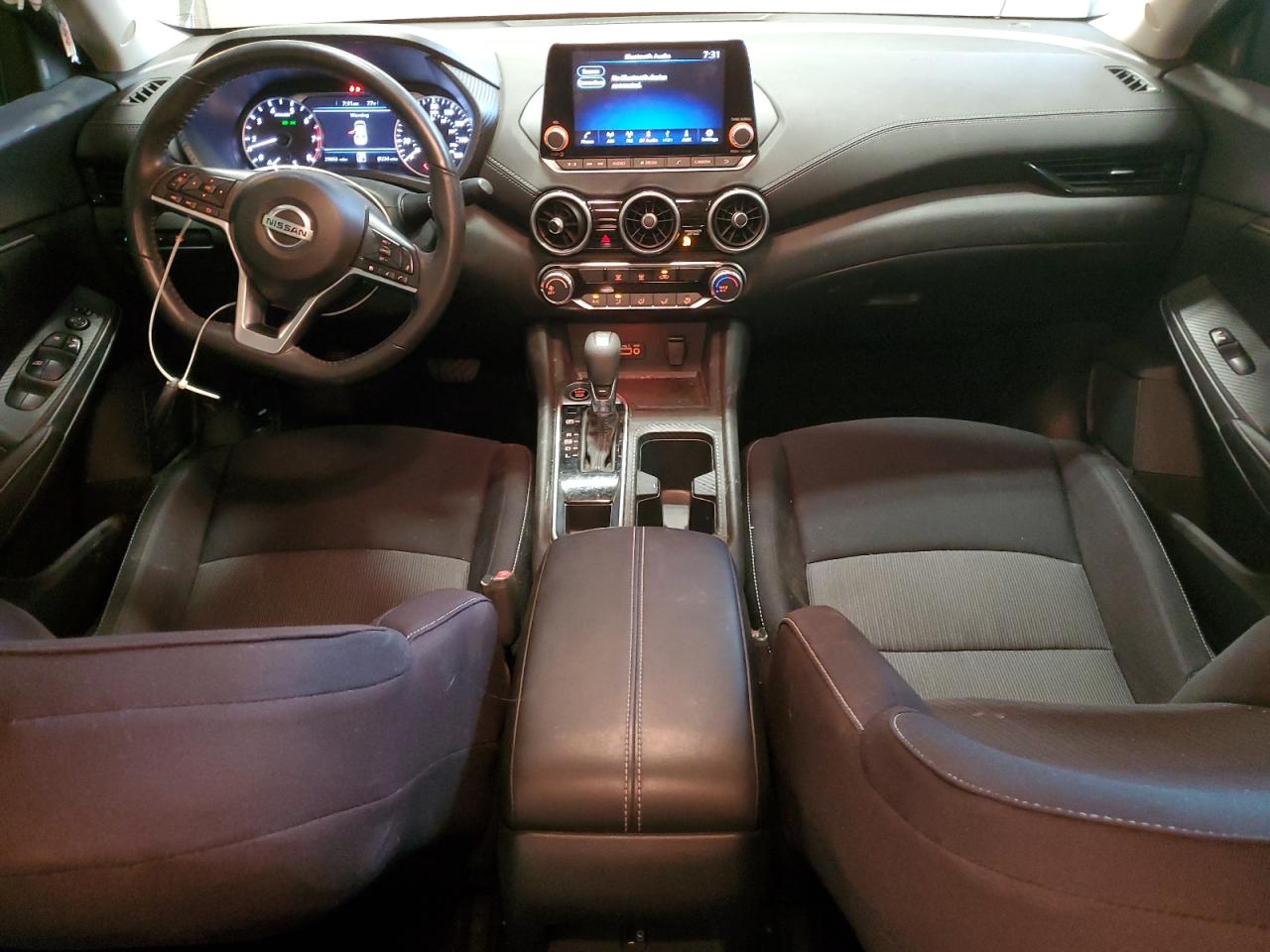 2022 Nissan Sentra VIN 3N1AB8CV7NY228839 Copart auction photo, front end / side damage thumbnail 8