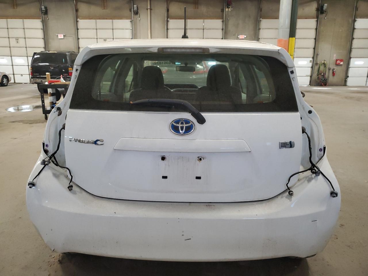 2012 Toyota Prius VIN JTDKDTB38C1514313 Copart auction photo, all over / mechanical damage thumbnail 6