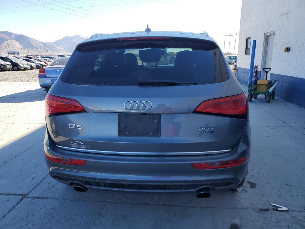 2017 Audi Q5 VIN WA1M2AFP7HA046995 Copart auction photo, front end / side damage thumbnail 6