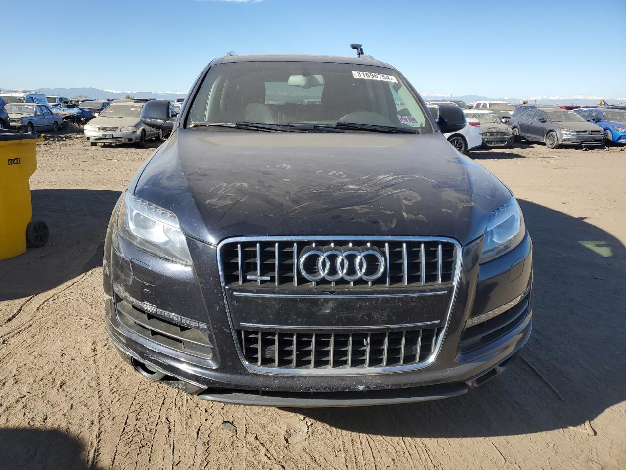 2015 Audi Q7 VIN WA1LGAFE7FD022574 Copart auction photo, front end / side damage thumbnail 5