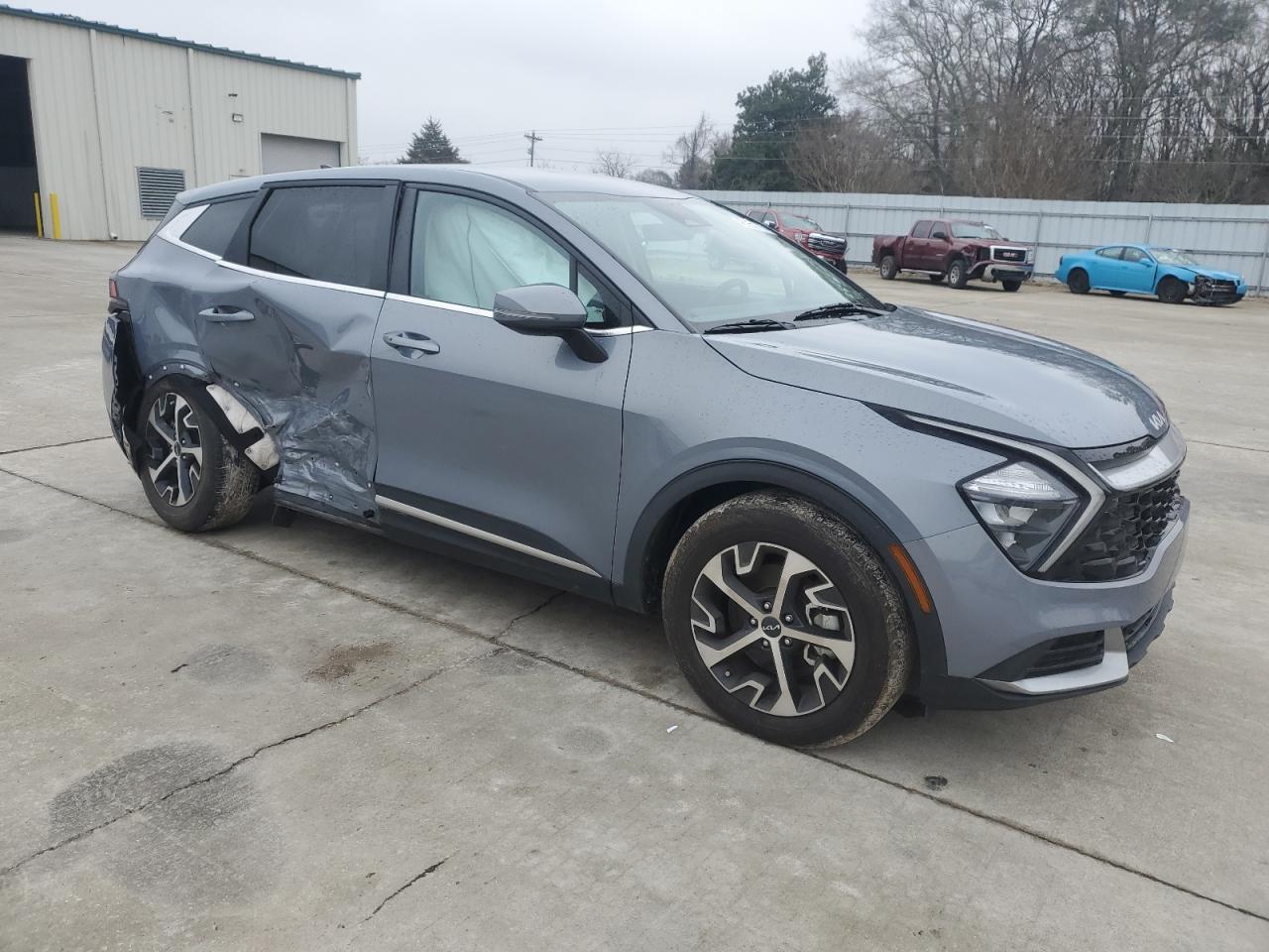 2023 KIA Sportage VIN 5XYK33AF7PG047244 Copart auction photo, side damage thumbnail 4