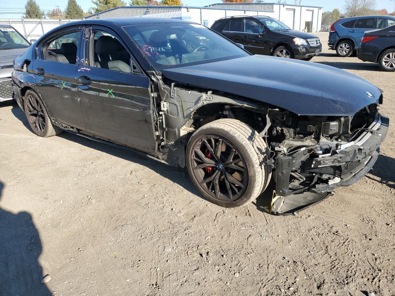 2022 BMW 5er VIN WBA13BJ05NCJ43521 Copart auction photo, rollover / front end damage thumbnail 4