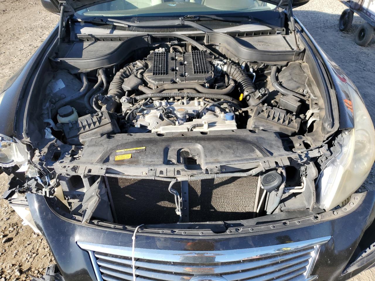 2011 Infiniti G VIN JN1DV6AP4BM600519 Copart auction photo, front end damage thumbnail 11