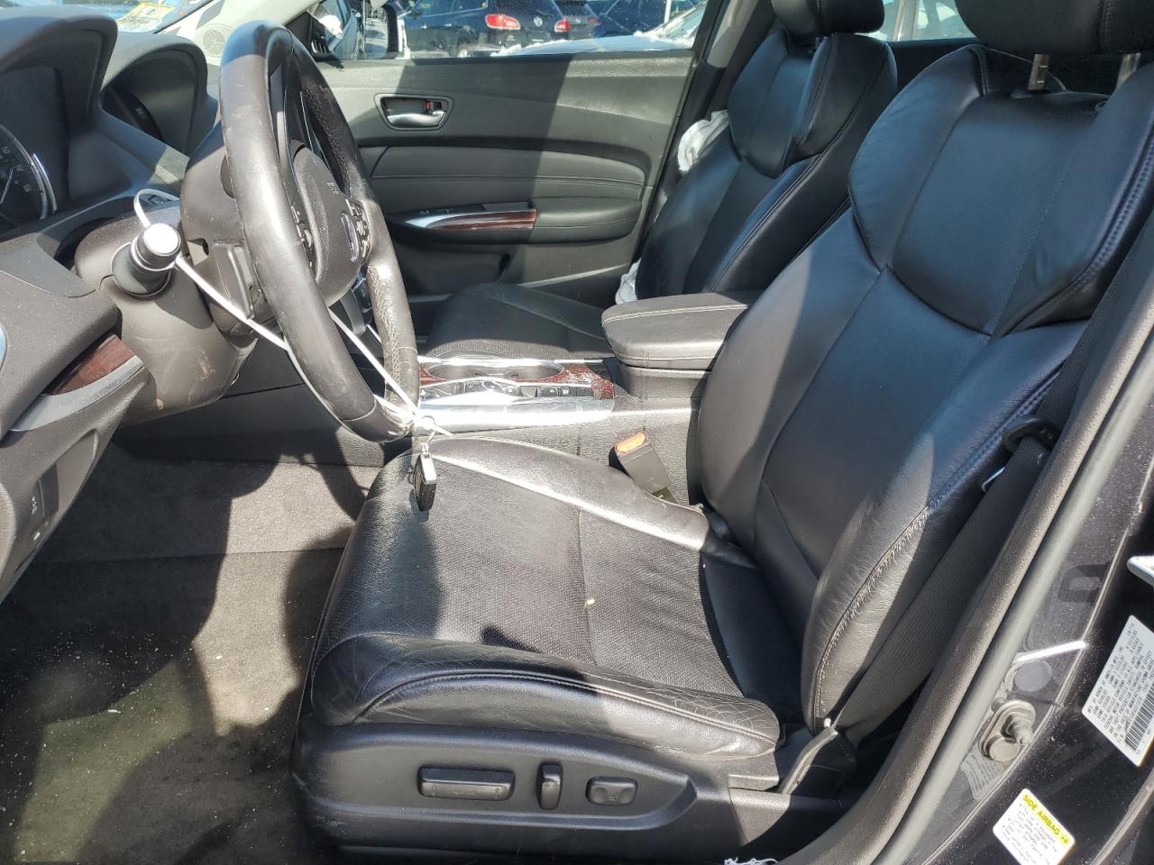 2015 Acura TLX VIN 19UUB2F58FA001976 Copart auction photo, side damage thumbnail 7