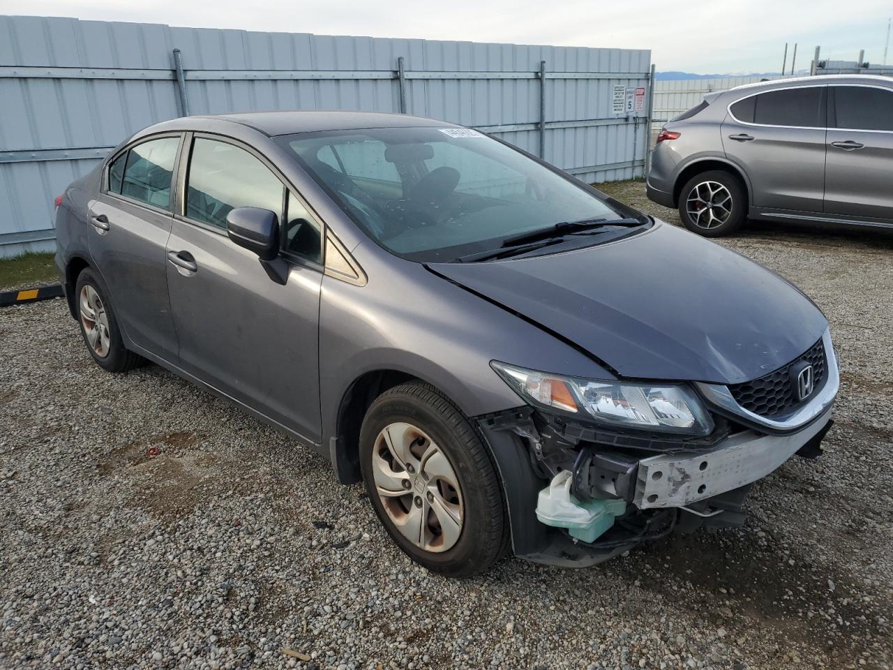 2015 Honda Civic VIN 19XFB2F57FE705767 Copart auction photo, front end / rear end damage thumbnail 4