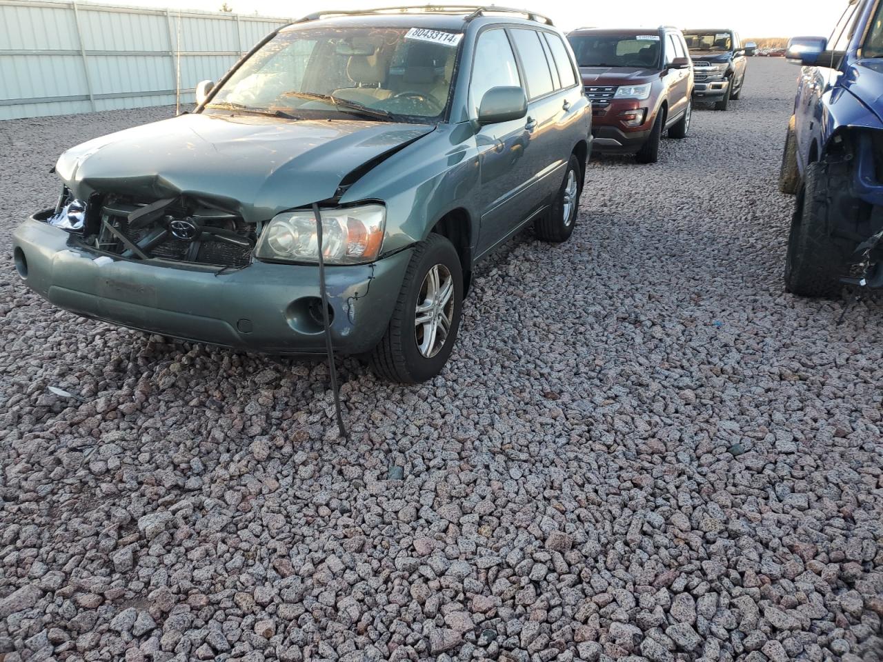 2004 Toyota Highlander VIN JTEDP21A340006036 Copart auction photo, front end damage thumbnail 13