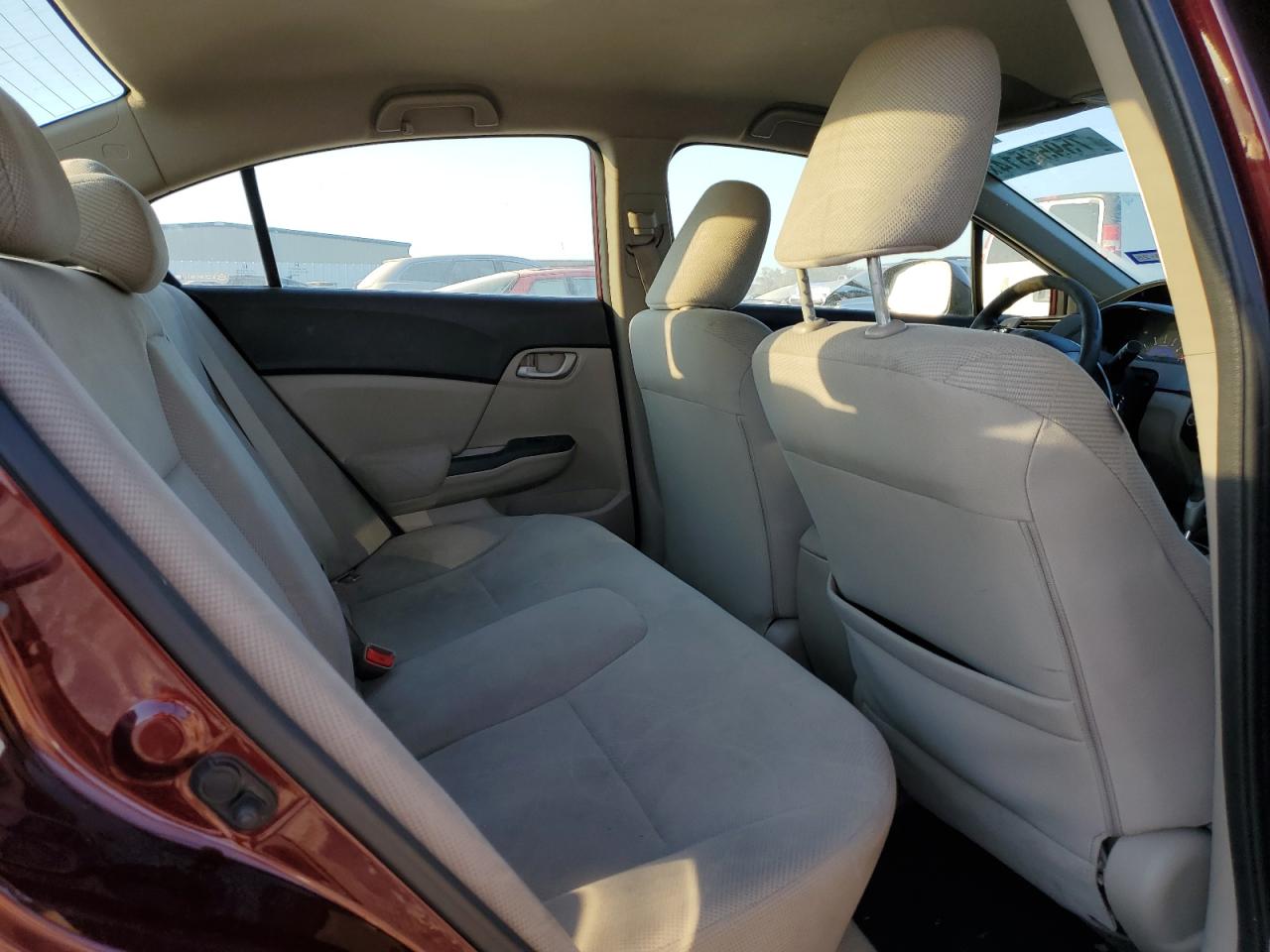 2012 Honda Civic VIN 19XFB2F52CE043706 Copart auction photo, all over / rear end damage thumbnail 10