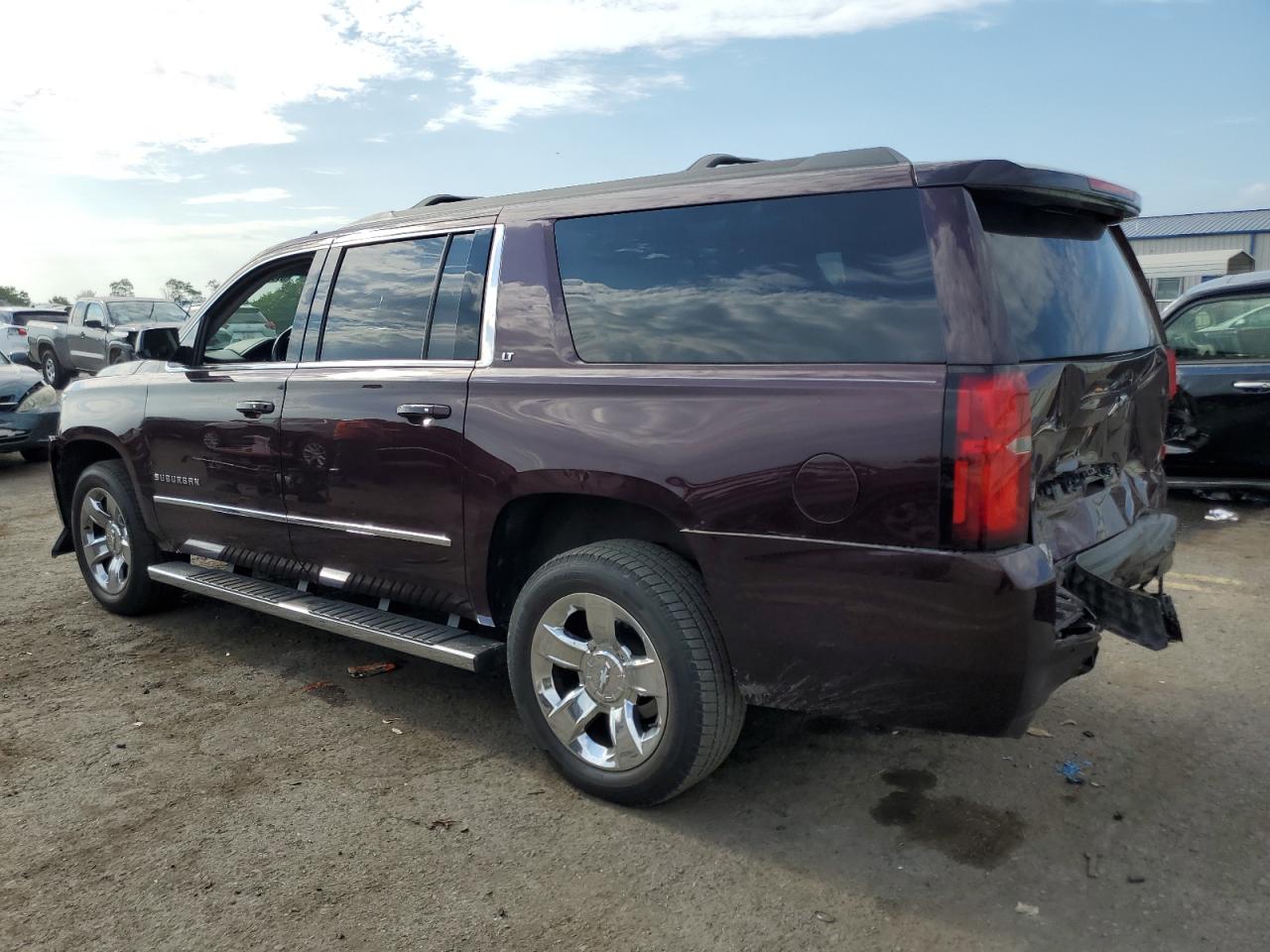 2017 Chevrolet Suburban VIN 1GNSKHKC4HR266760 Copart auction photo, rear end / front end damage thumbnail 2