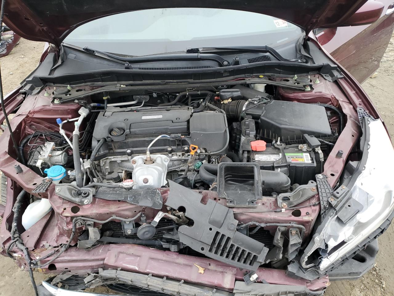 2017 Honda Accord VIN 1HGCR2F59HA155901 Copart auction photo, front end damage thumbnail 11