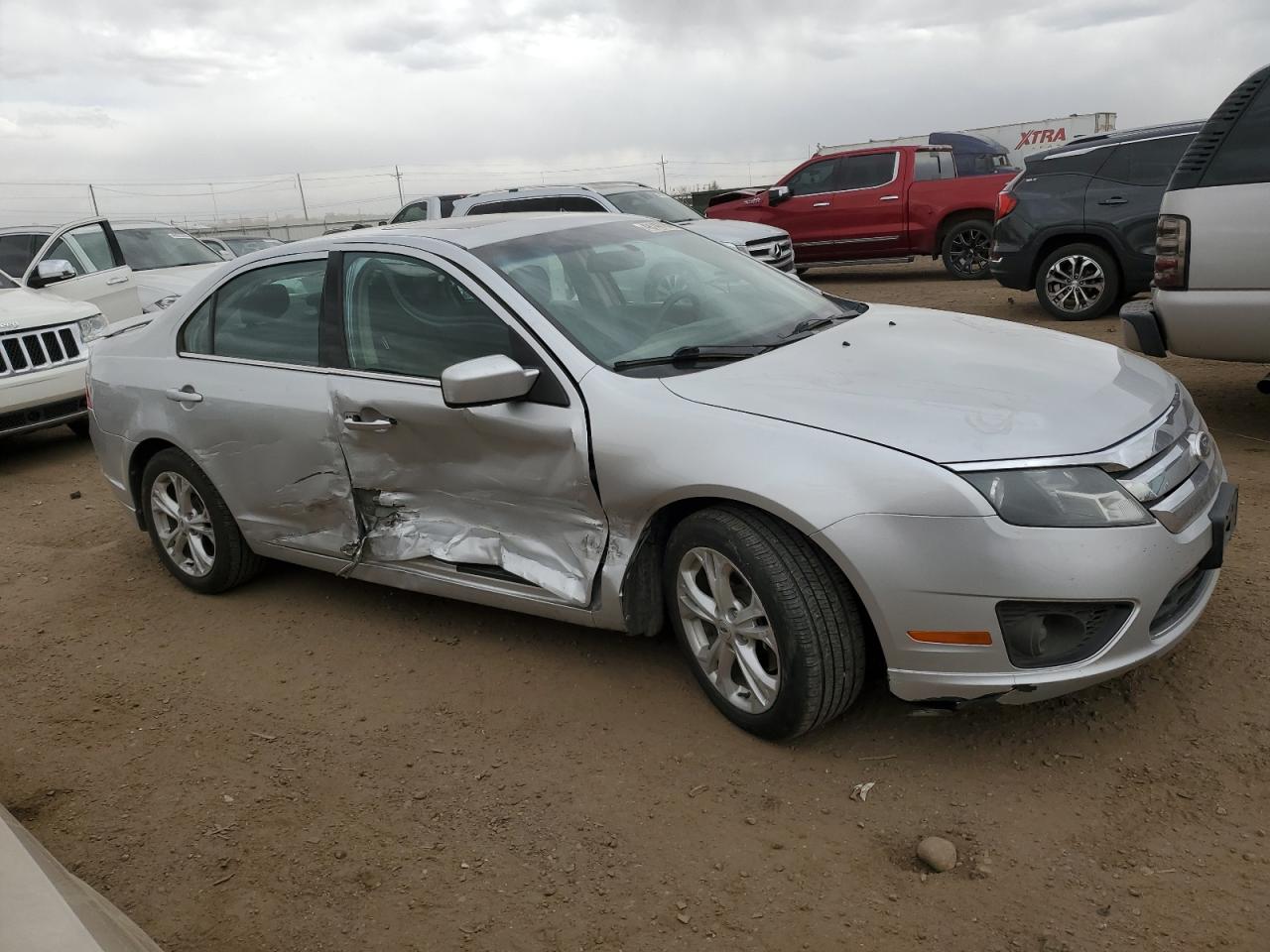 2012 Ford Fusion VIN 3FAHP0HA6CR186567 Copart auction photo, side damage thumbnail 4