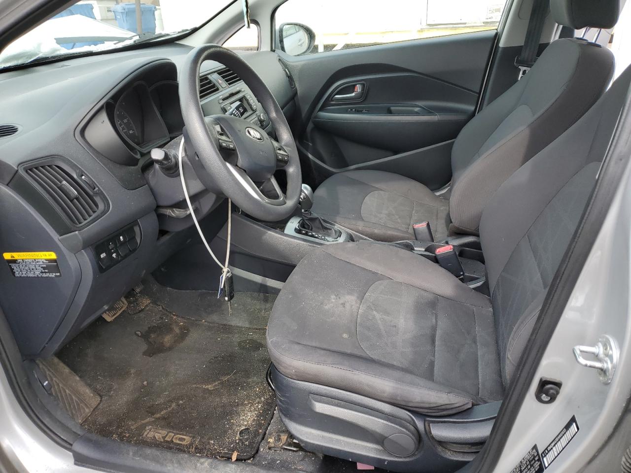 2014 KIA Rio VIN KNADM4A31E6402455 Copart auction photo, front end damage thumbnail 7