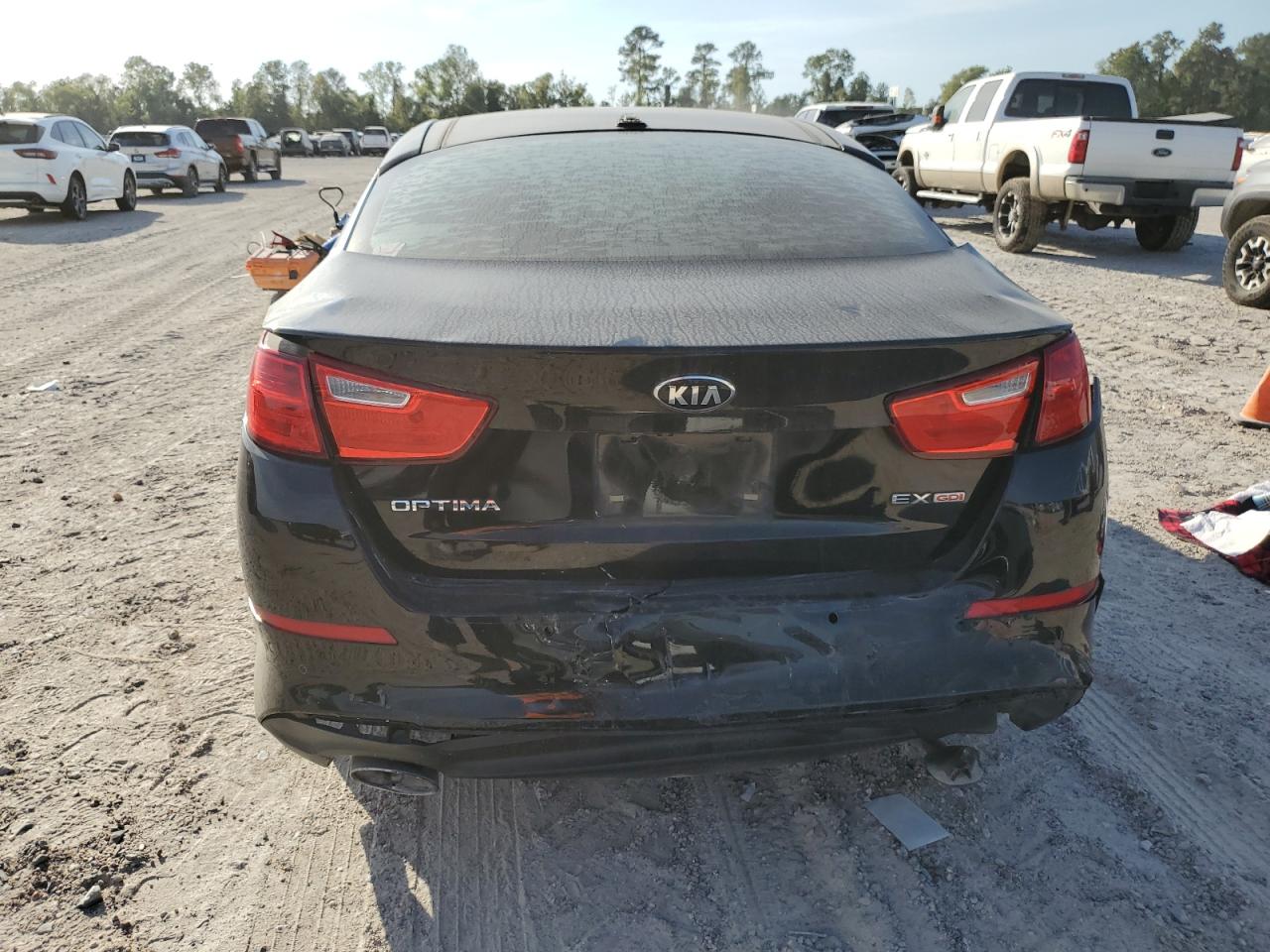 2014 KIA Optima VIN 5XXGN4A72EG312765 Copart auction photo, all over damage thumbnail 6