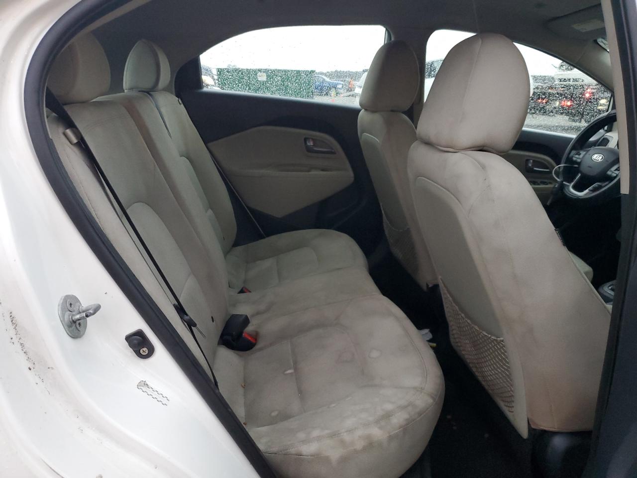 2013 KIA Rio VIN KNADN5A36D6156763 Copart auction photo, front end / side damage thumbnail 12
