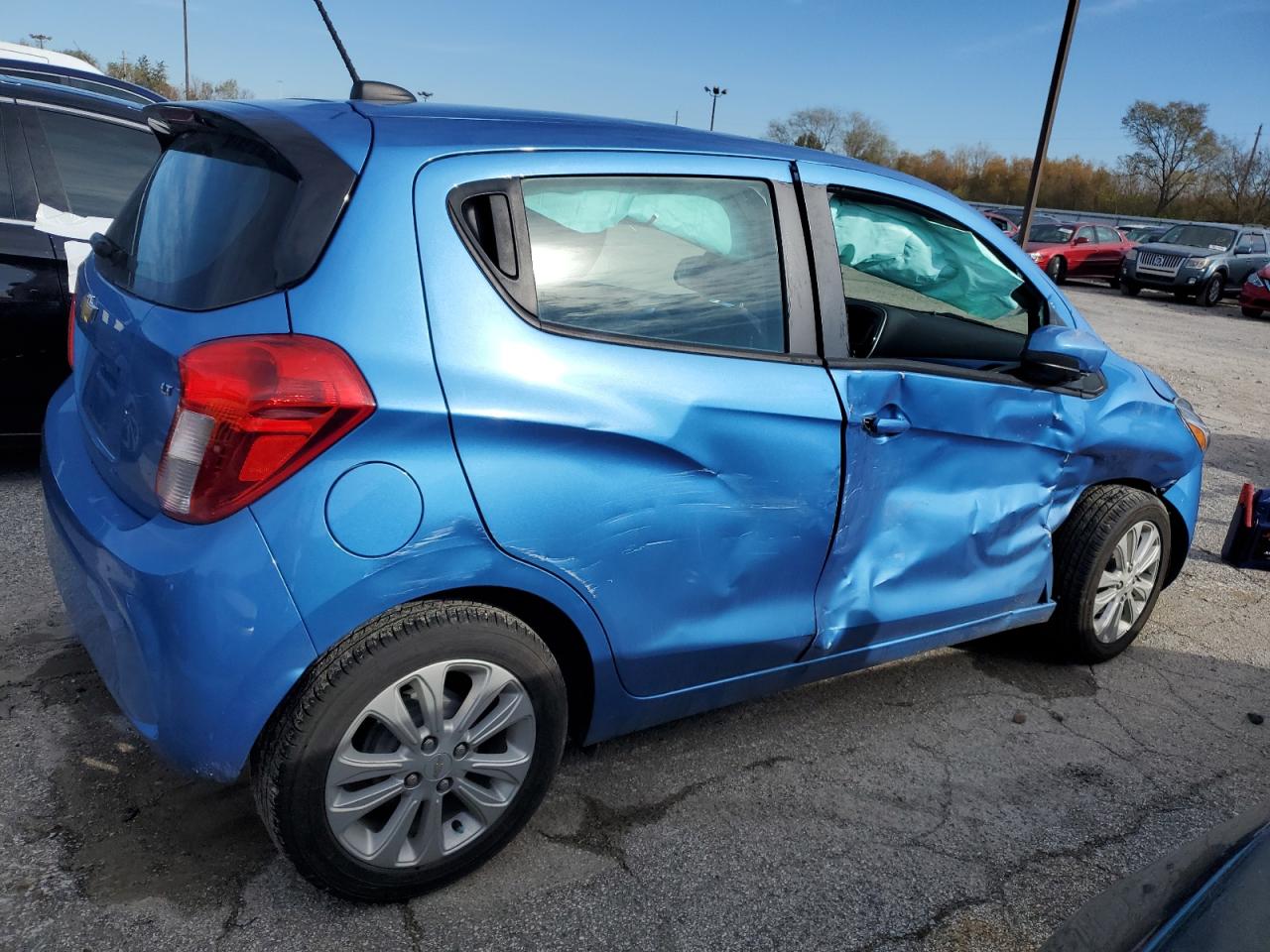 2017 Chevrolet Spark VIN KL8CD6SA5HC753164 Copart auction photo, side / front end damage thumbnail 3