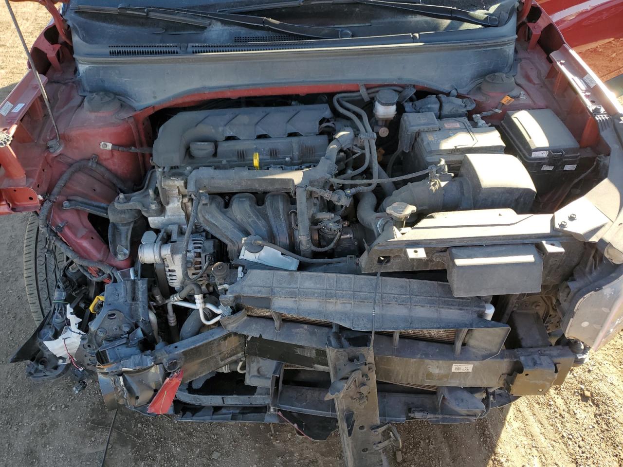 2023 Hyundai Venue VIN KMHRB8A38PU214984 Copart auction photo, front end / side damage thumbnail 11