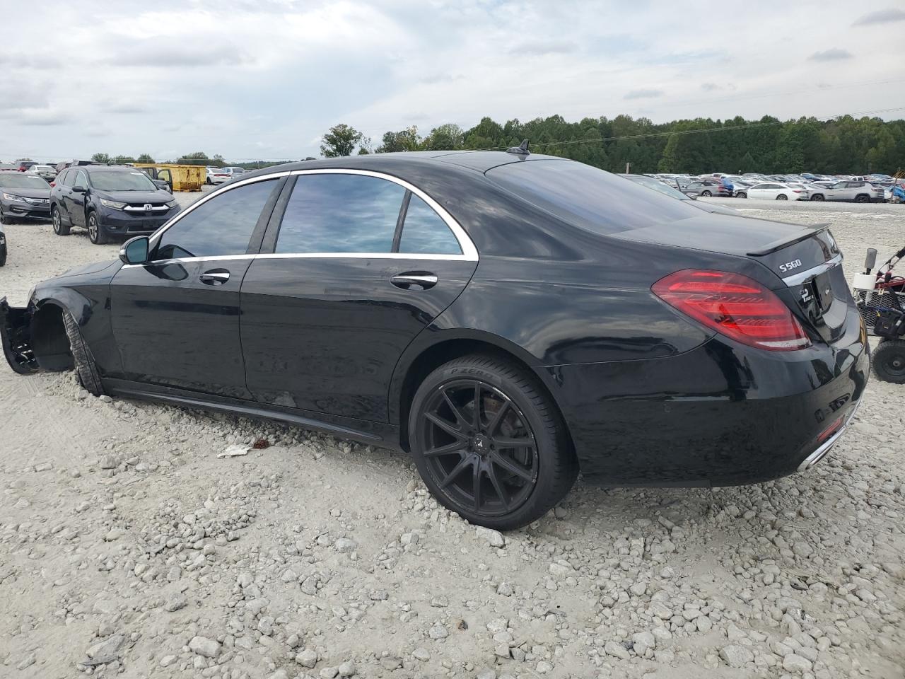 2019 Mercedes-Benz S-klasse VIN WDDUG8DB9KA448974 Copart auction photo, front end damage thumbnail 2