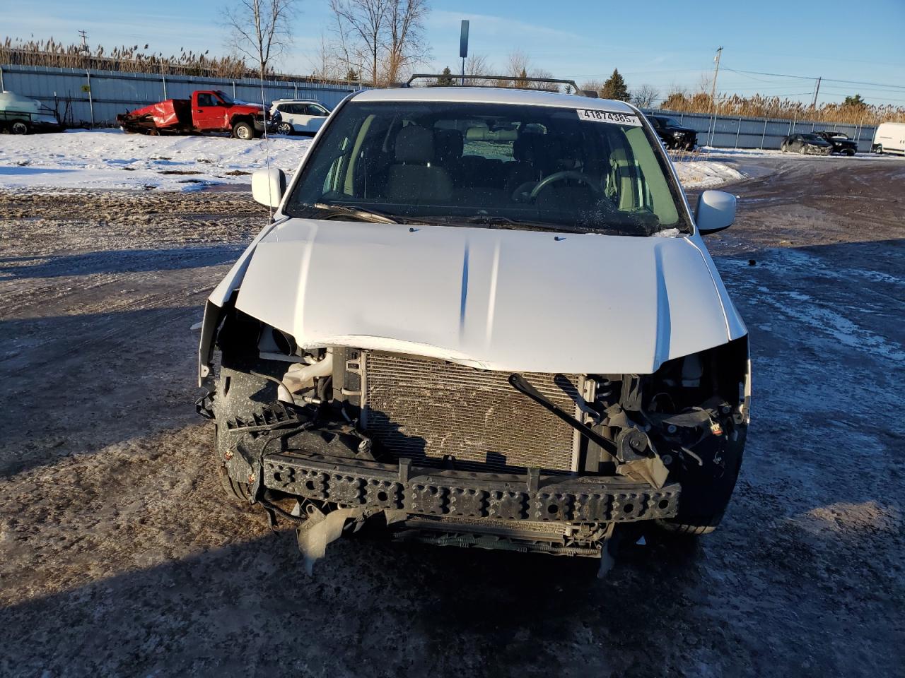 2014 Dodge Caravan VIN 2C4RDGCG5ER478487 Copart auction photo, front end damage thumbnail 5