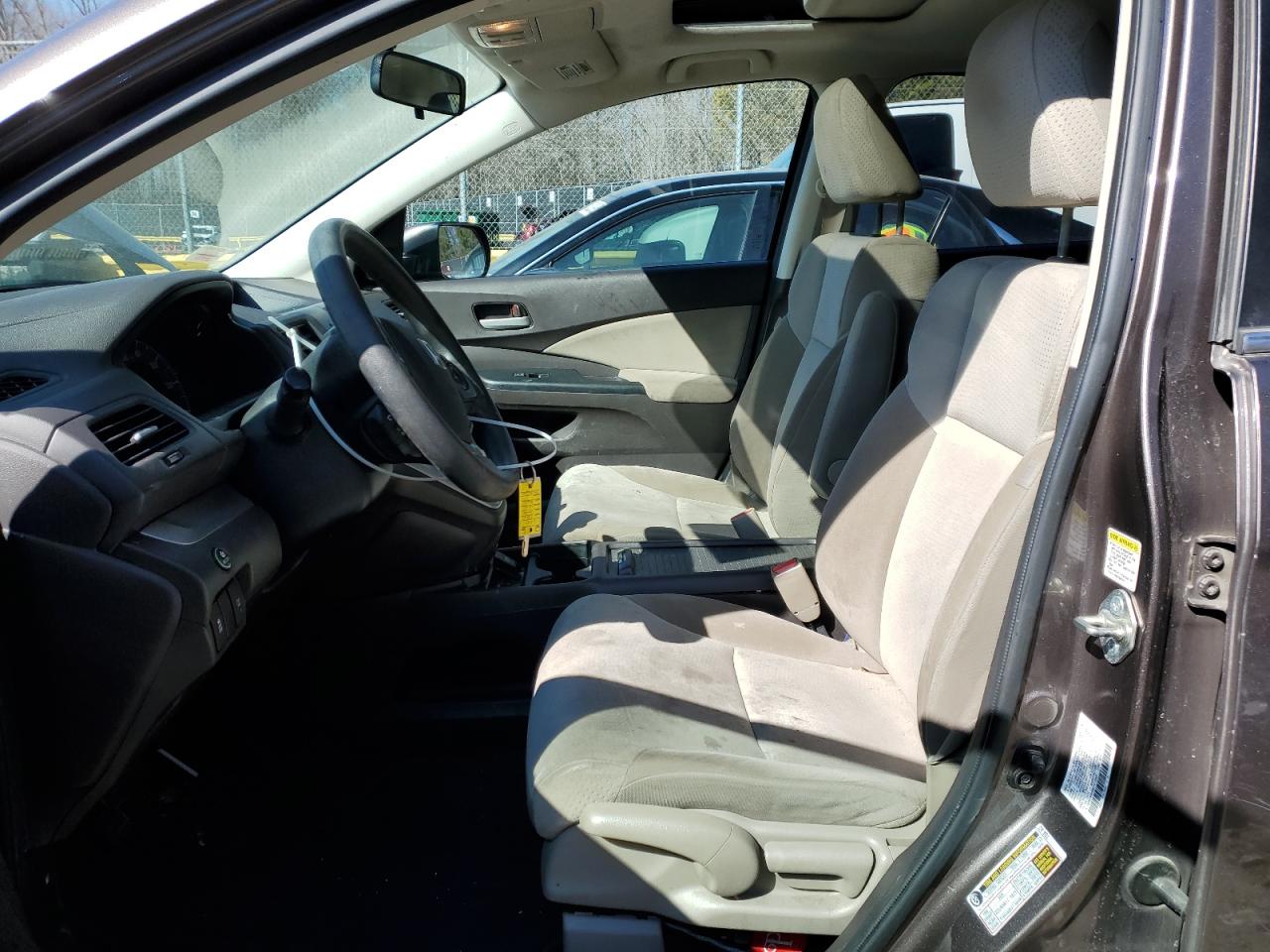 2014 Honda CR-V VIN 2HKRM4H56EH716401 Copart auction photo, front end / side damage thumbnail 7