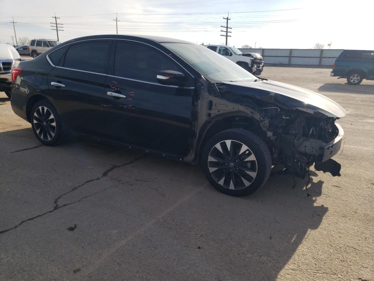 2019 Nissan Sentra VIN 3N1AB7AP0KY364367 Copart auction photo, front end damage thumbnail 4