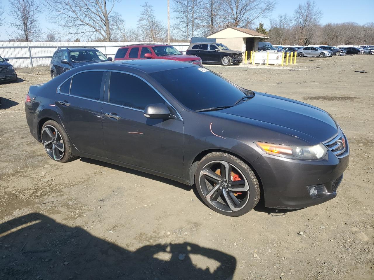 2010 Acura TSX VIN JH4CU2F67AC006661 Copart auction photo, side damage thumbnail 4