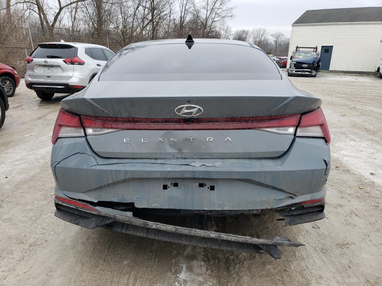 2023 Hyundai Elantra VIN KMHLM4AG3PU381197 Copart auction photo, front end / rear end damage thumbnail 6
