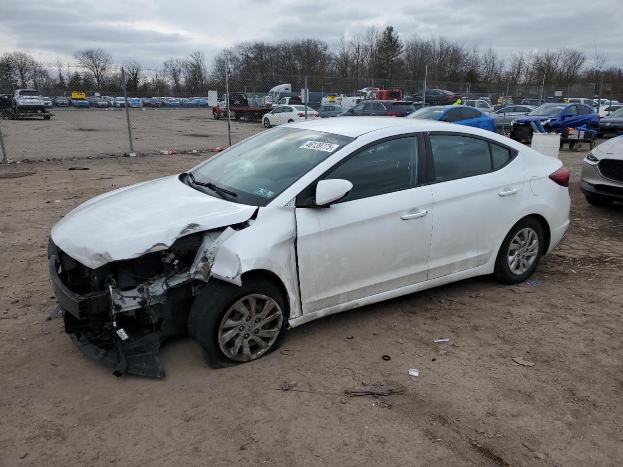 2019 Hyundai Elantra VIN 5NPD74LF7KH446365