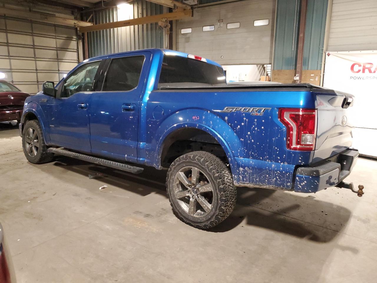 2016 Ford F-150 VIN 1FTEW1EP1GFB57690 Copart auction photo, front end / undercarriage damage thumbnail 2