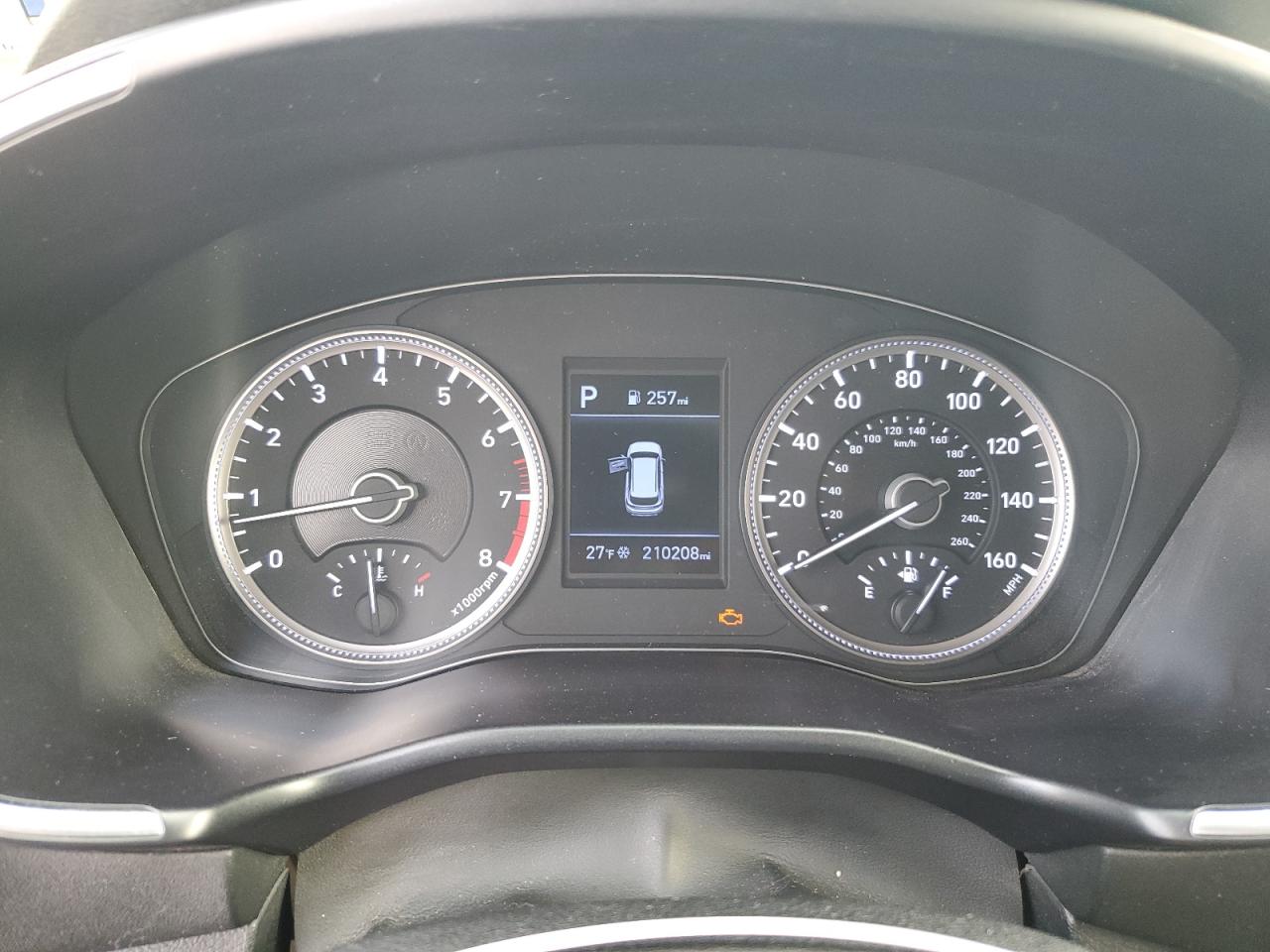 2019 Hyundai Santa Fe VIN 5NMS2CAD8KH089549 Copart auction photo, mechanical damage thumbnail 9
