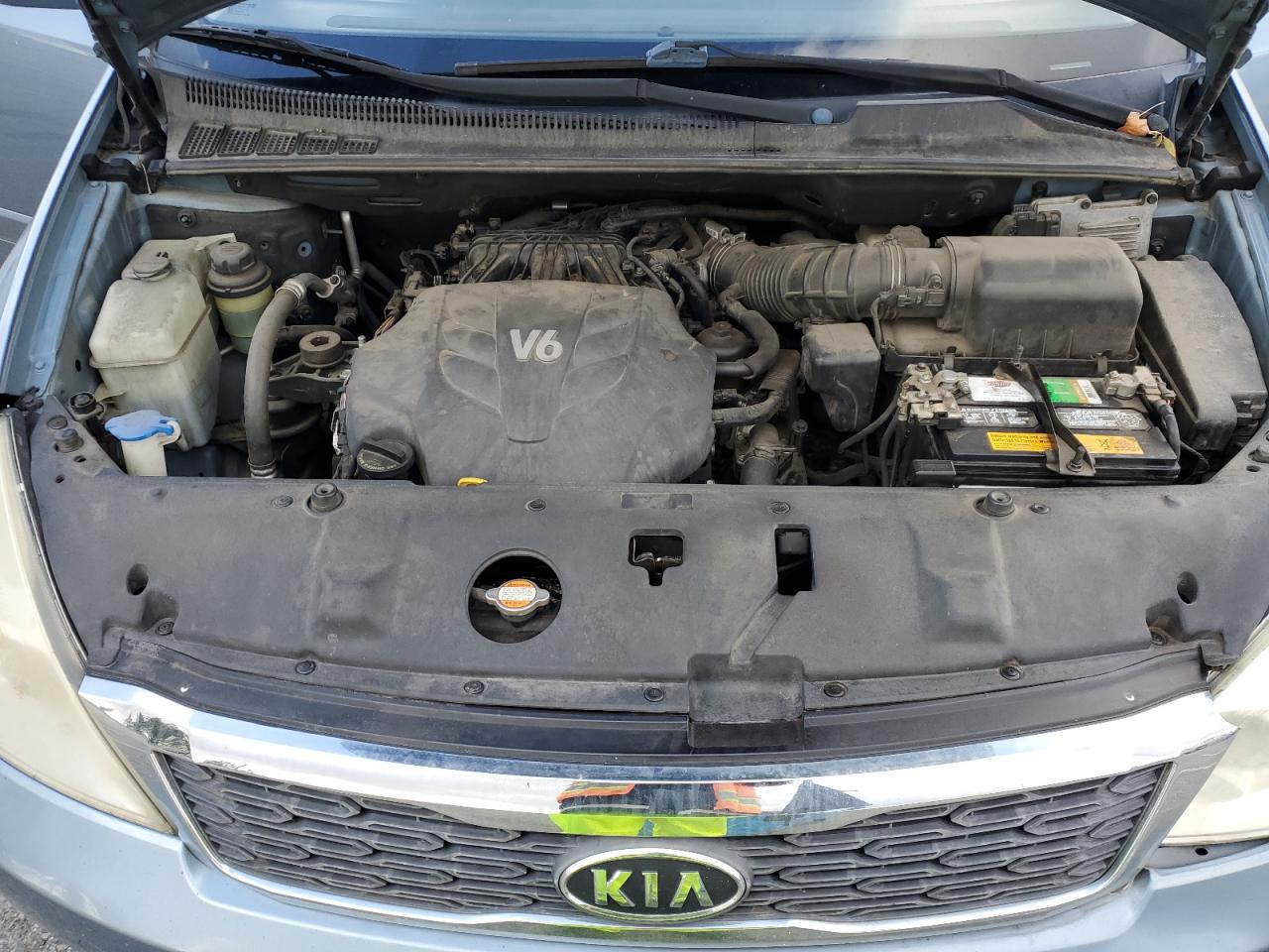 2012 KIA Sedona VIN KNDMG4C78C6477662 Copart auction photo, front end damage thumbnail 11