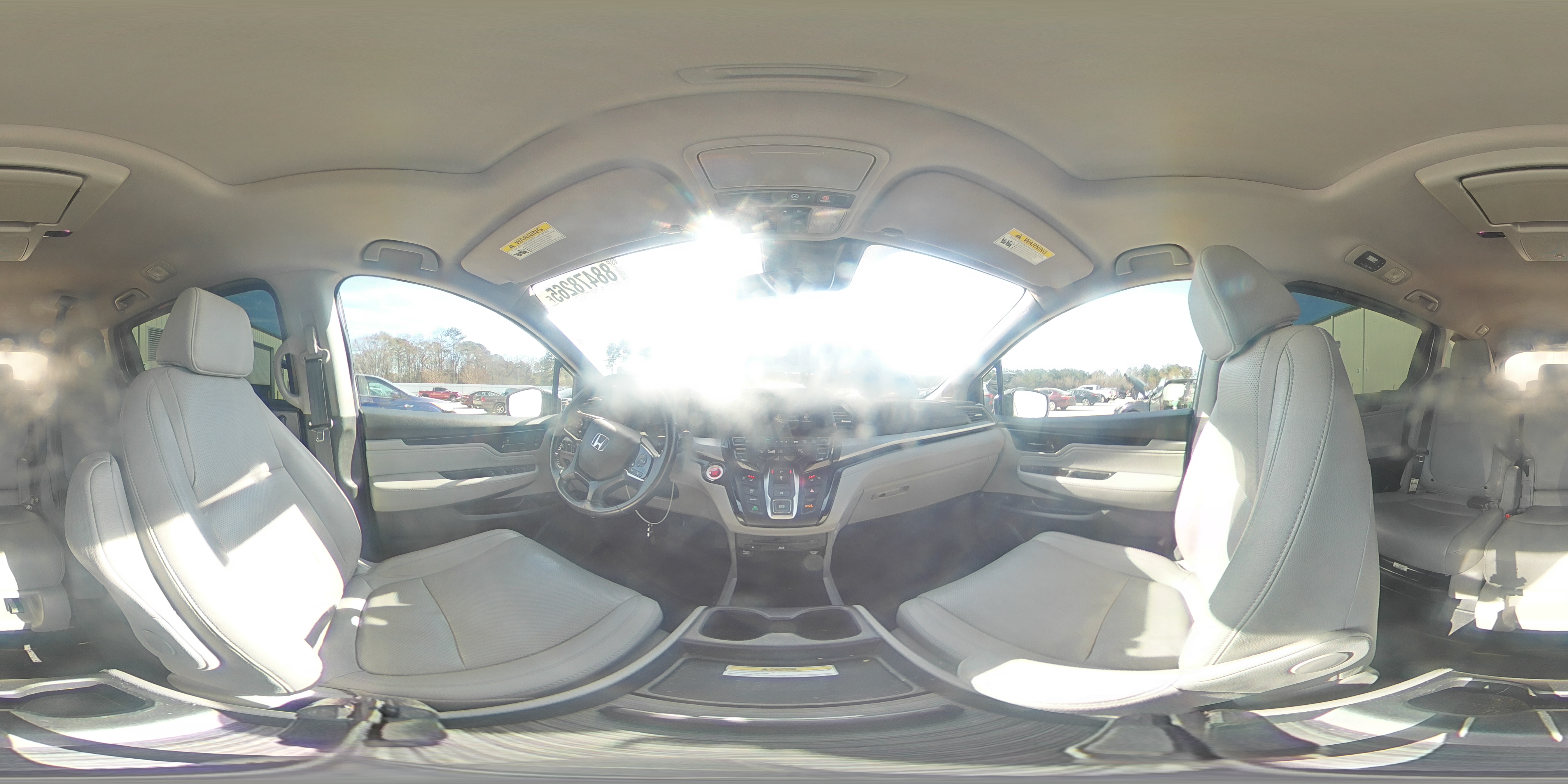 2020 Honda Odyssey VIN 5FNRL6H99LB007331 Copart auction photo, front end damage thumbnail 13
