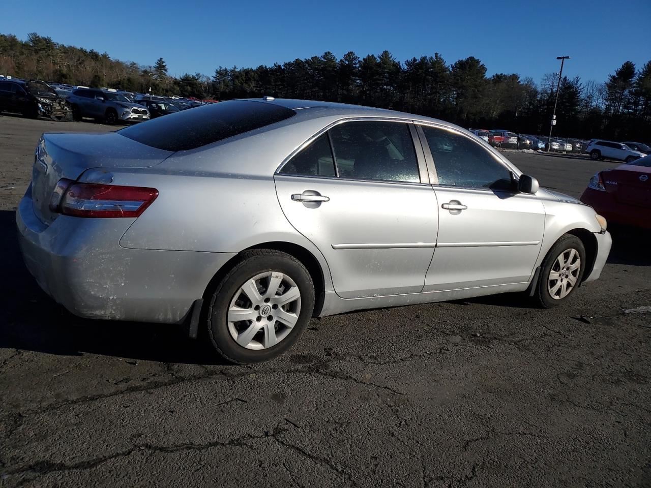2010 Toyota Camry VIN 4T4BF3EK9AR004935 Copart auction photo, front end / rear end damage thumbnail 3