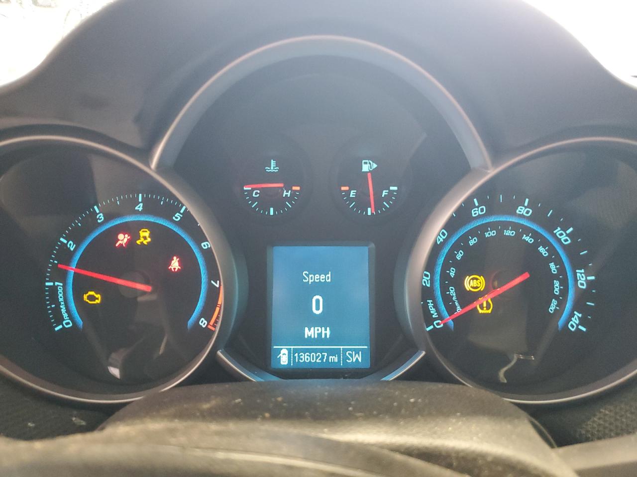 2012 Chevrolet Cruze VIN 1G1PK5SC8C7344550 Copart auction photo, all over damage thumbnail 9