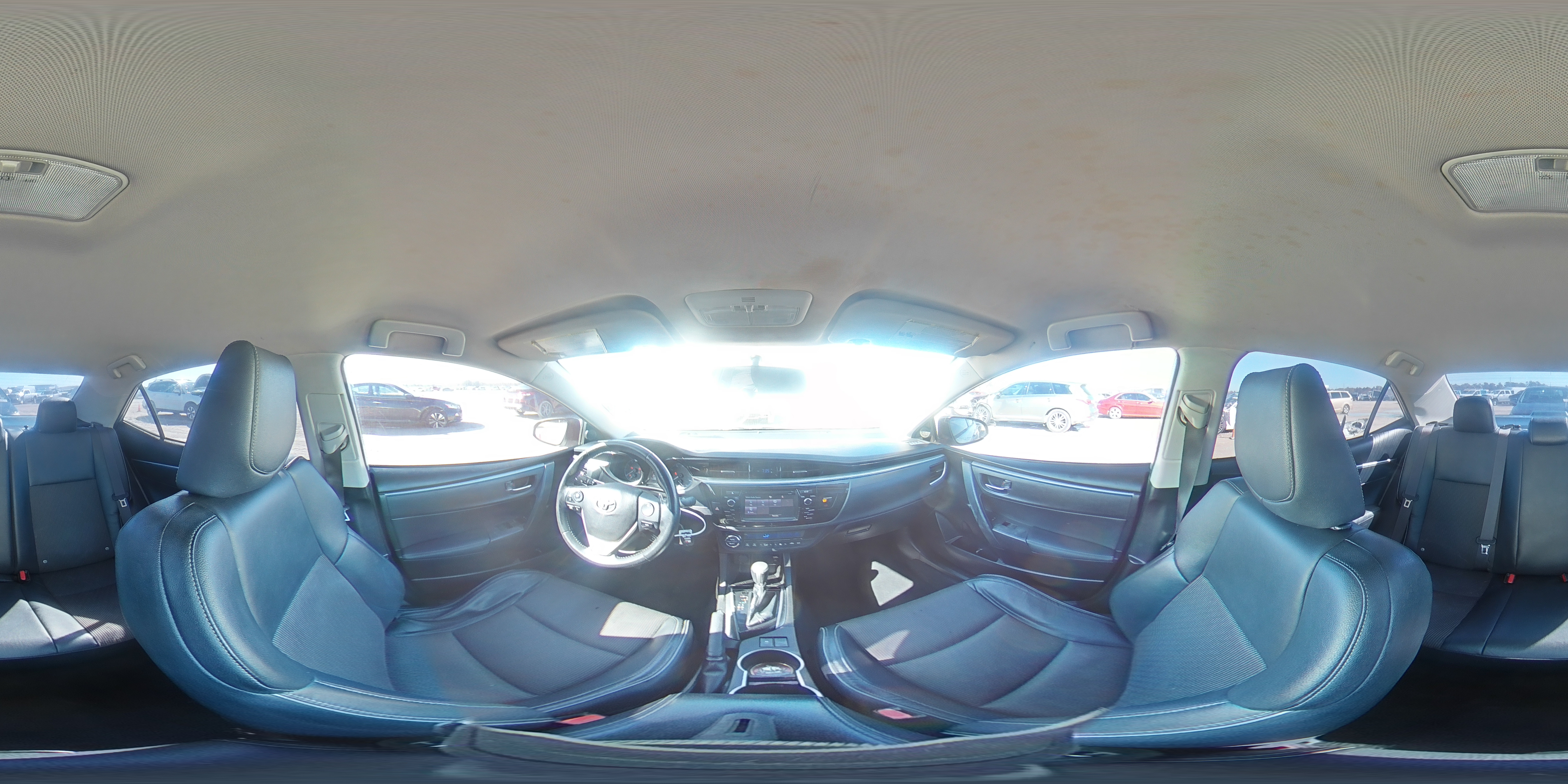 2014 Toyota Corolla VIN 5YFBURHE5EP112291 Copart auction photo, rear end / front end damage thumbnail 13