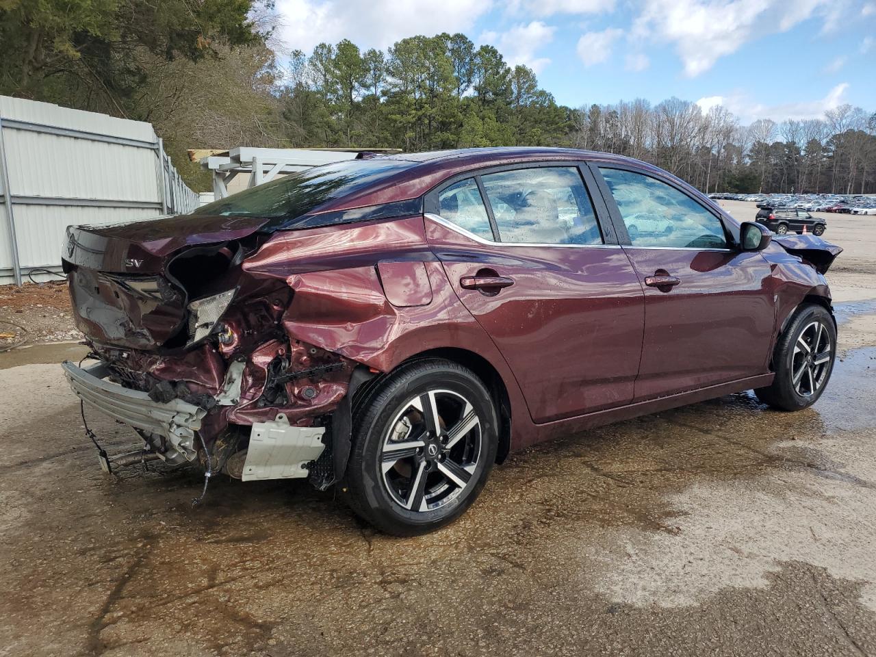 2024 Nissan Sentra VIN 3N1AB8CVXRY366039 Copart auction photo, front end / rear end damage thumbnail 3