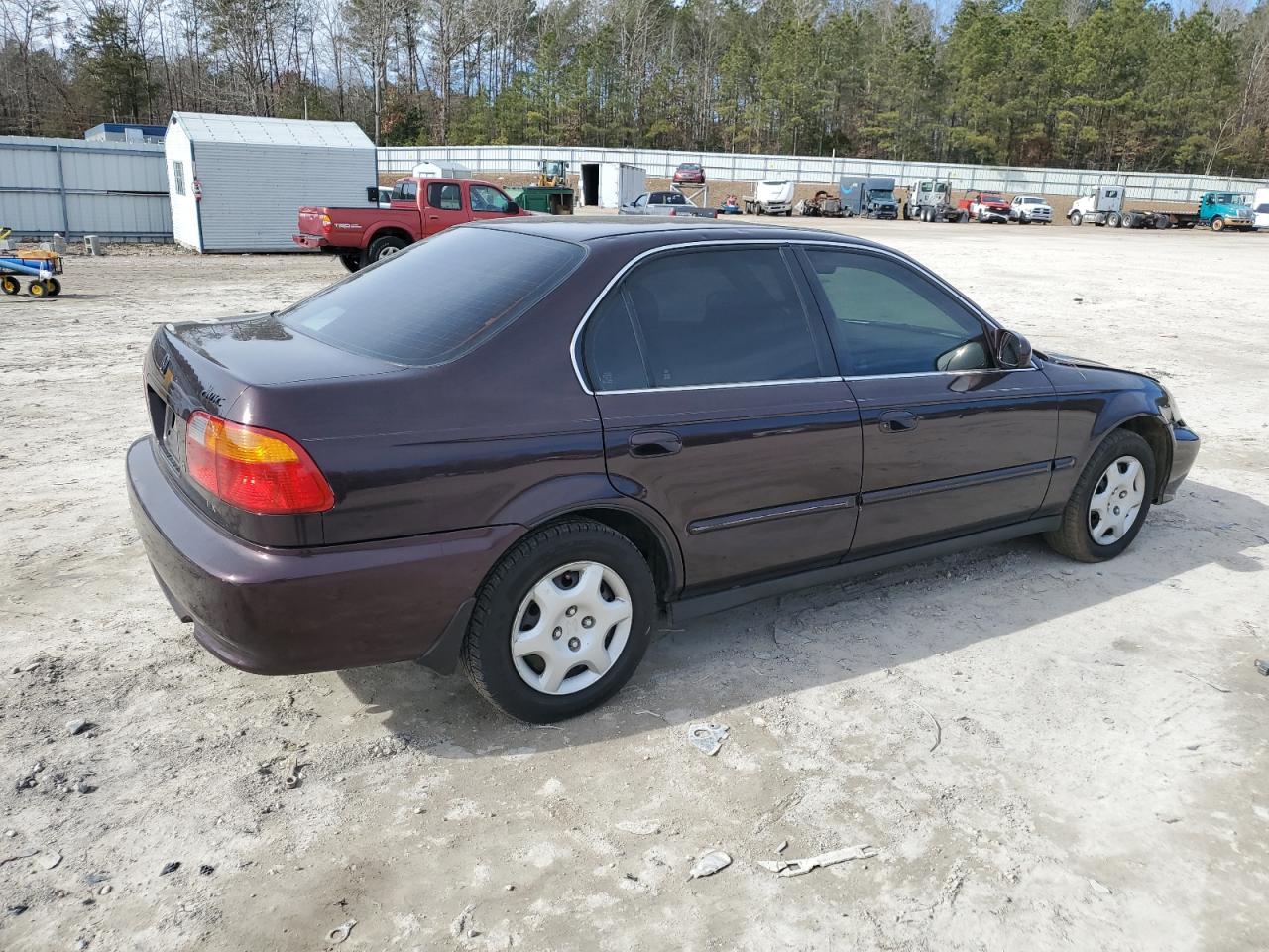 2000 Honda Civic VIN 1HGEJ8644YL057101 Copart auction photo, front end / mechanical damage thumbnail 3