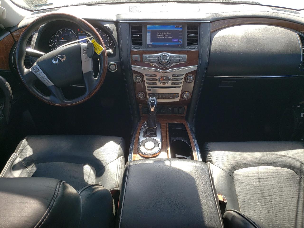 2019 Infiniti QX80 VIN JN8AZ2NF2K9685219 Copart auction photo, front end / rear end damage thumbnail 8