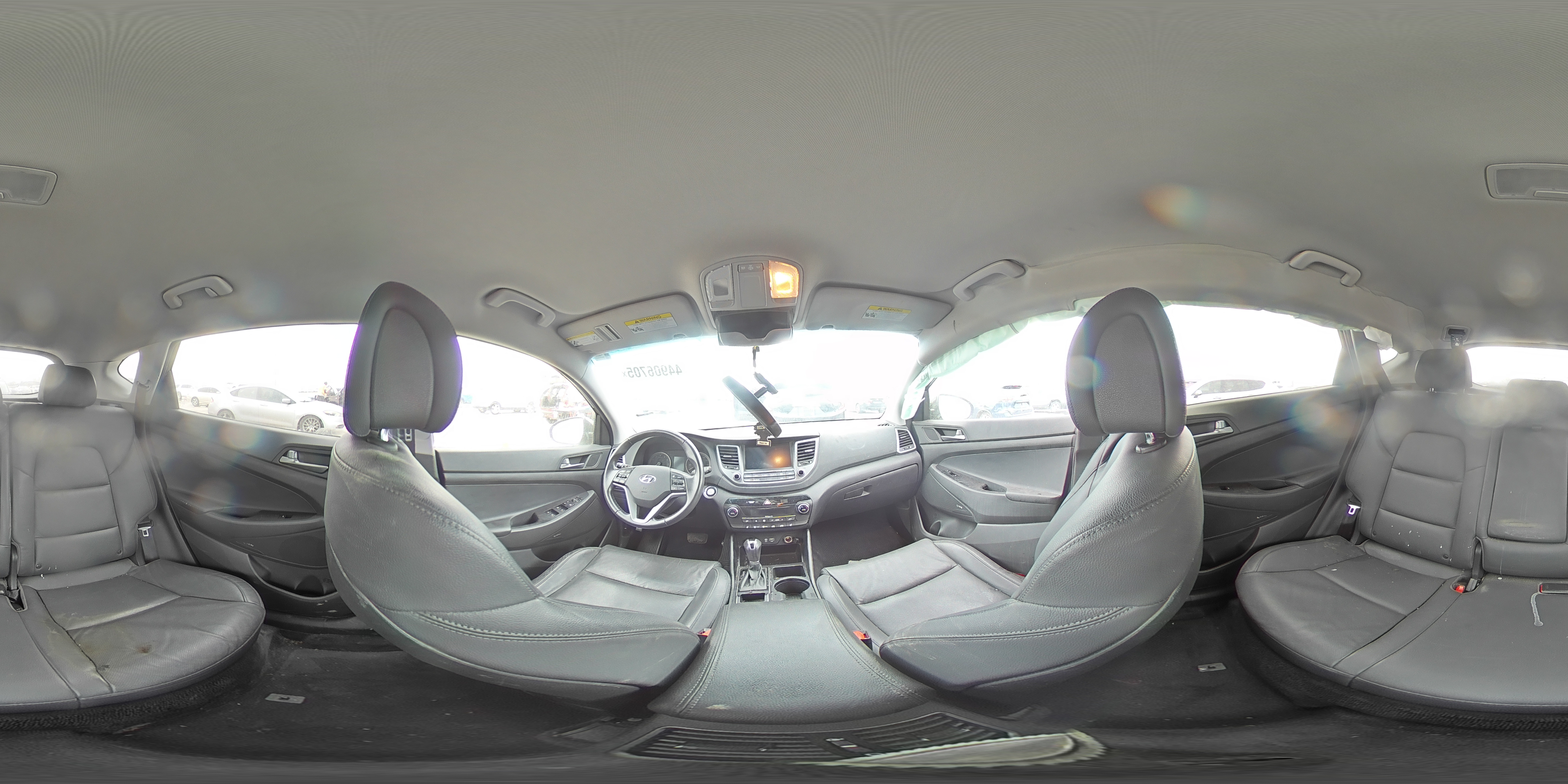 2017 Hyundai Tucson VIN KM8J33A40HU508953 Copart auction photo, side / front end damage thumbnail 12