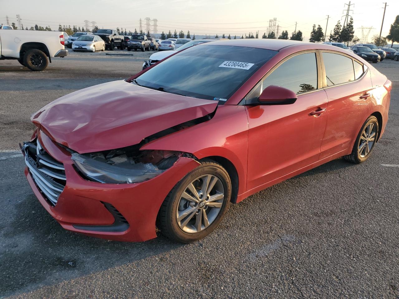 2018 Hyundai Elantra VIN 5NPD84LF0JH346040