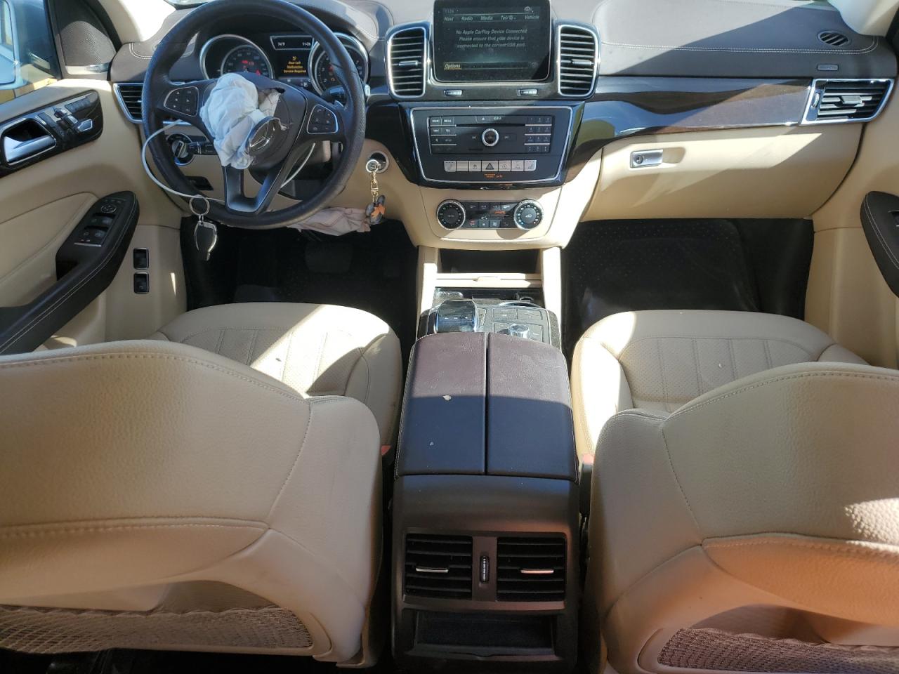 2017 Mercedes-Benz GLS-klasse VIN 4JGDF6EE8HA833795 Copart auction photo, front end damage thumbnail 8
