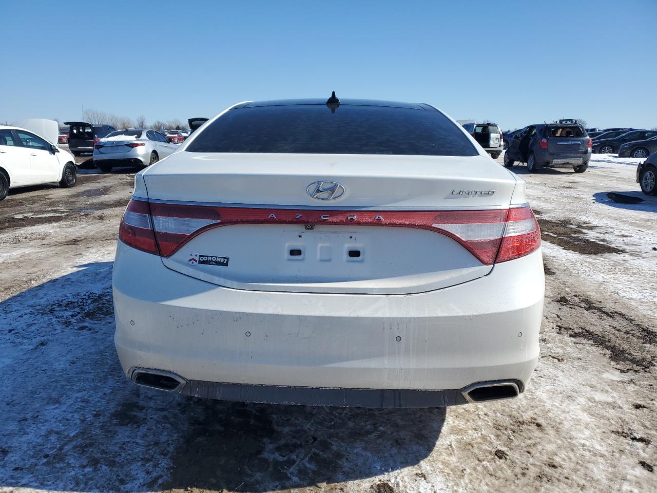 2015 Hyundai Azera VIN KMHFH4JG2FA431962 Copart auction photo, front end / minor dent/scratches damage thumbnail 6