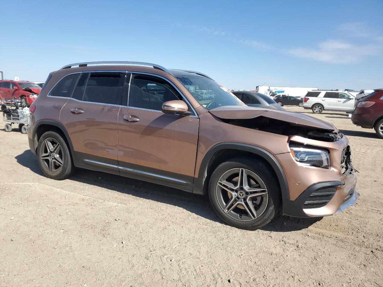 2022 Mercedes-Benz GLB VIN W1N4M4HB9NW197802 Copart auction photo, front end damage thumbnail 4