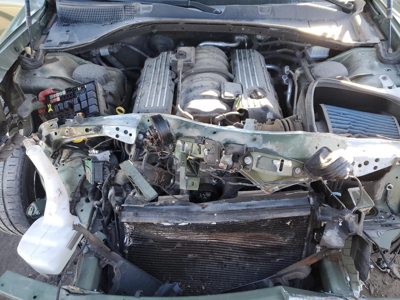 2019 Dodge Charger VIN 2C3CDXGJXKH599646 Copart auction photo, front end / rear end damage thumbnail 13