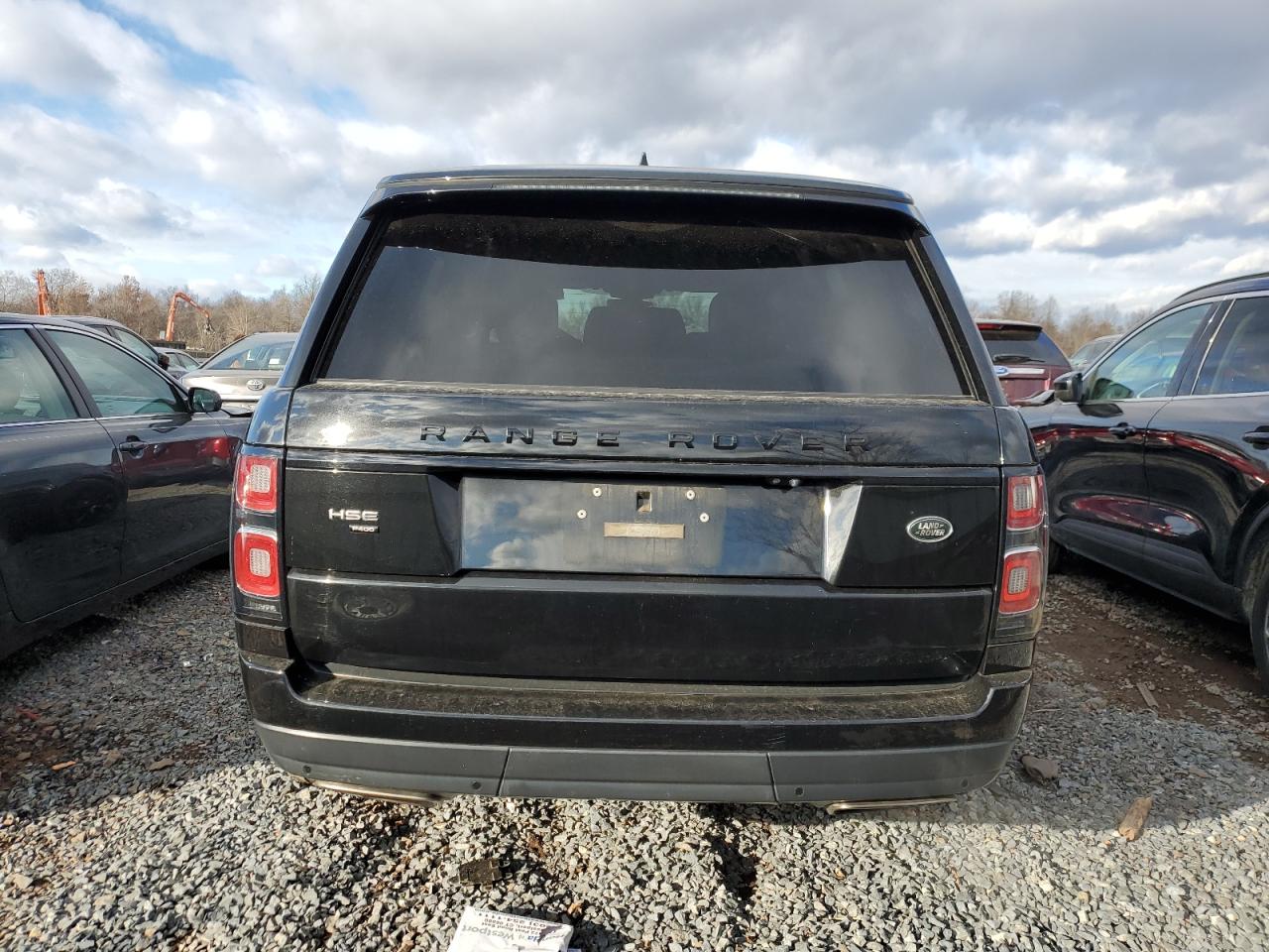 2020 Land Rover Range Rover VIN SALGS2RU2LA594141 Copart auction photo, front end damage thumbnail 6