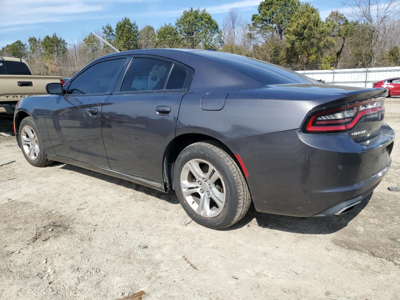 2019 Dodge Charger VIN 2C3CDXBG2KH636345 Copart auction photo, side / front end damage thumbnail 2
