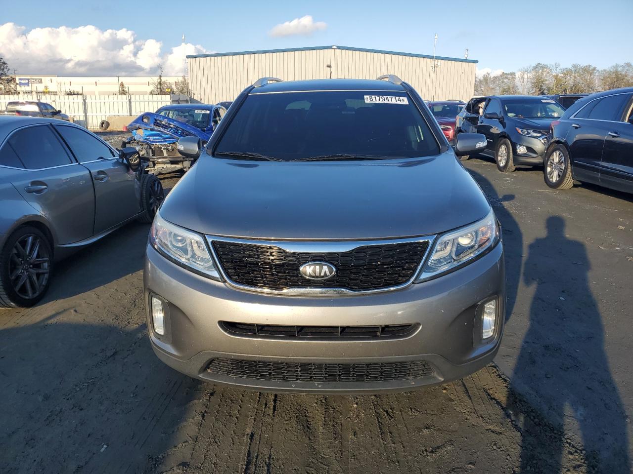 2014 KIA Sorento VIN 5XYKT4A62EG433024 Copart auction photo, front end damage thumbnail 5