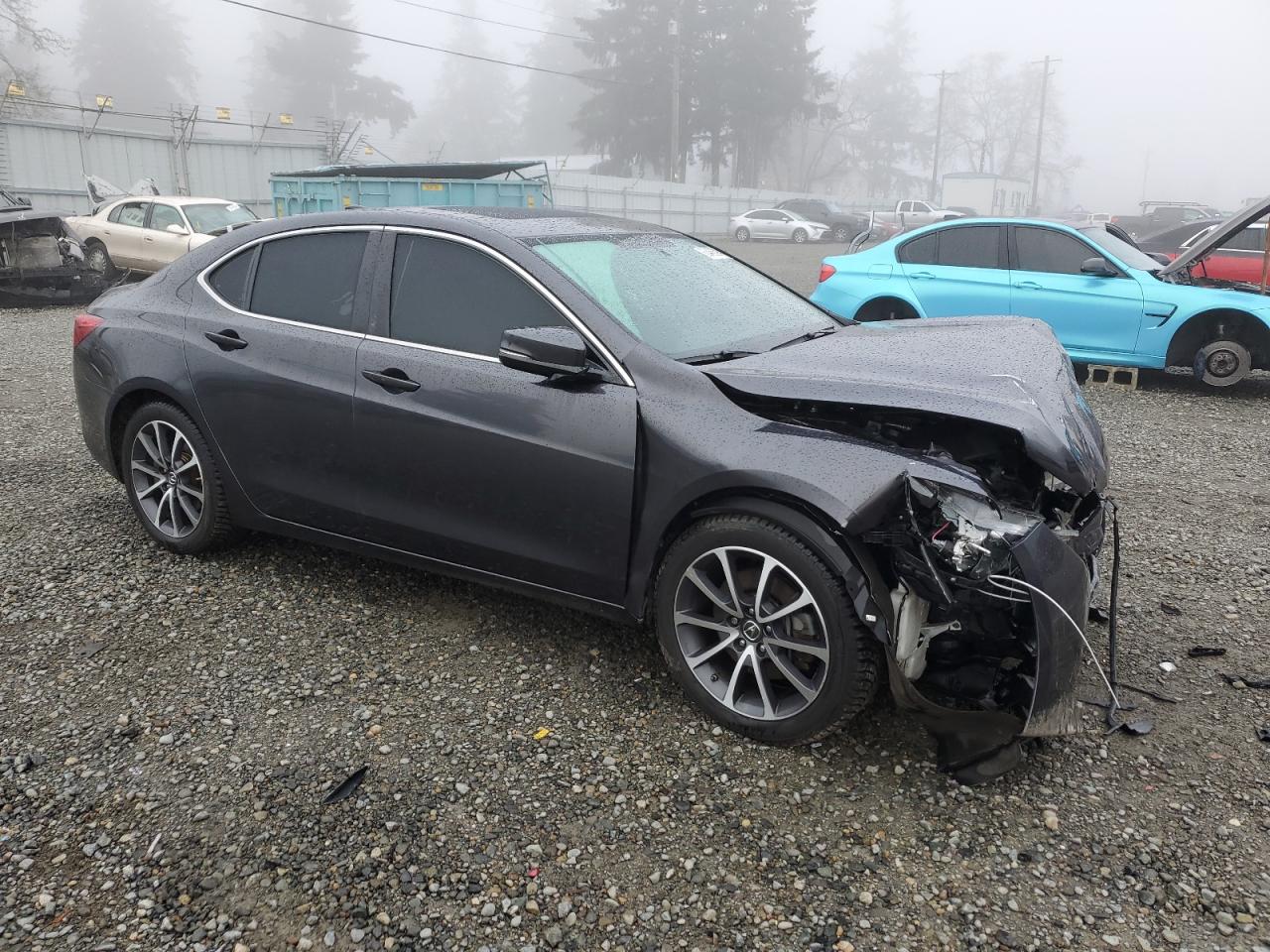 2015 Acura TLX VIN 19UUB2F33FA006999 Copart auction photo, front end damage thumbnail 4
